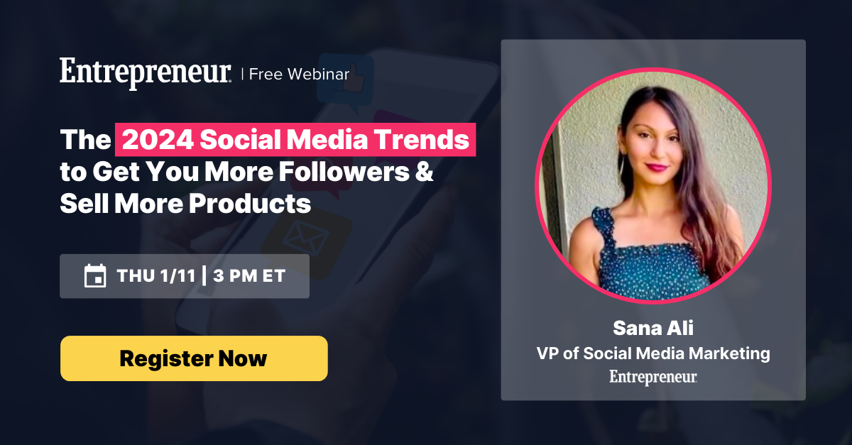The 2024 Social Media Trends to Get You More Followers & Sell More Products